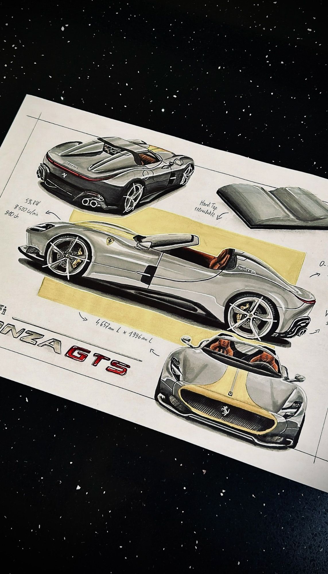 Ferrari Monza GTS Concept - Vue 2